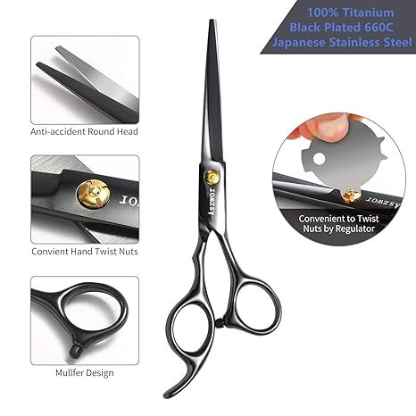 12 PCS Hair Cutting Scissors Kit