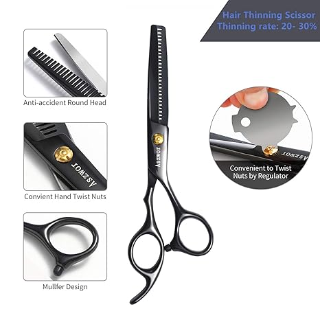 12 PCS Hair Cutting Scissors Kit