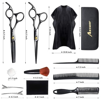 12 PCS Hair Cutting Scissors Kit