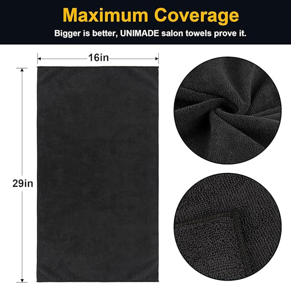 24 Pack Microfiber Barber Towels