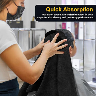 24 Pack Microfiber Barber Towels