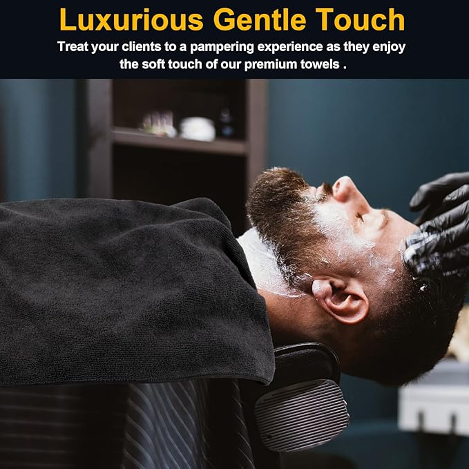 24 Pack Microfiber Barber Towels