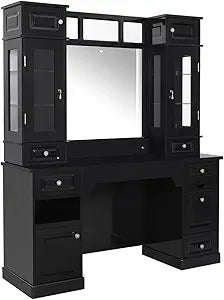 Beauty Salon and Barber Station with Cabinet