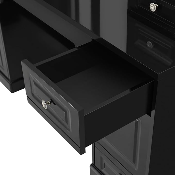 Beauty Salon and Barber Station with Cabinet